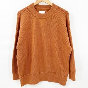 Aerie ribbed oversized sweater orange, XL, used, smoke free pet free home
